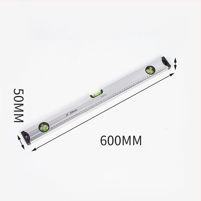 Високопрецизен магнитен нивелир с корпус от алуминиева сплав, солидна конструкция, магнитна функция и вграден нивелир.