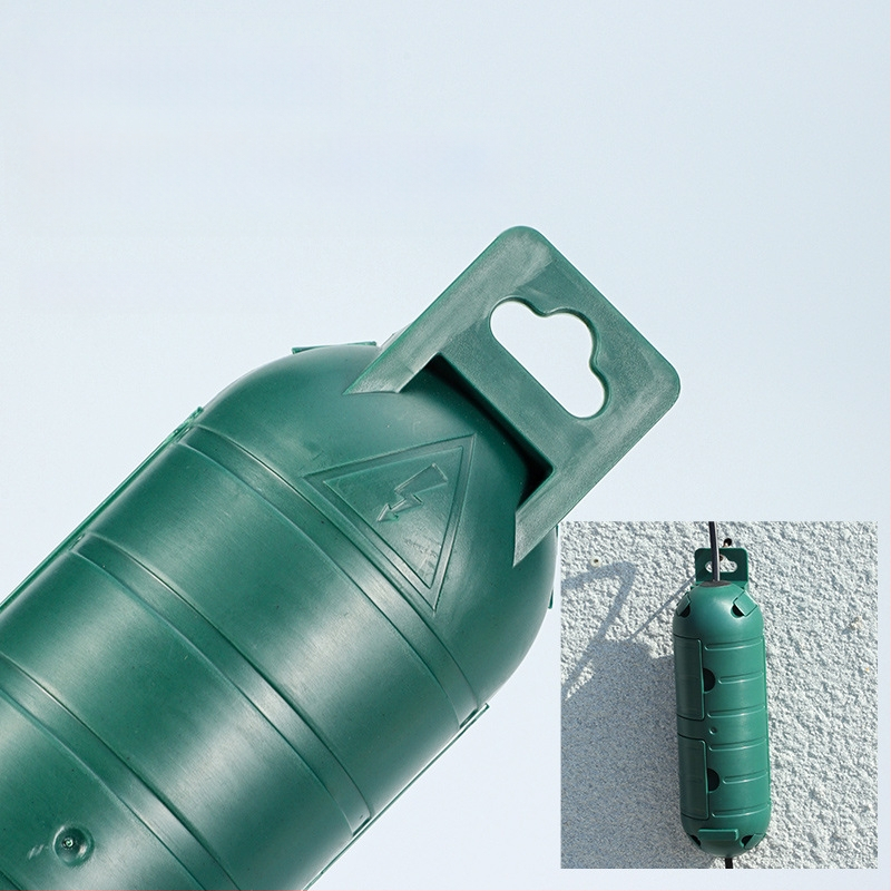 Εξωτερικό αδιάβροχο κουτί σύνδεσης πρίζας με μία είσοδο και μία έξοδο, πλαστικό, υψηλής αντοχής