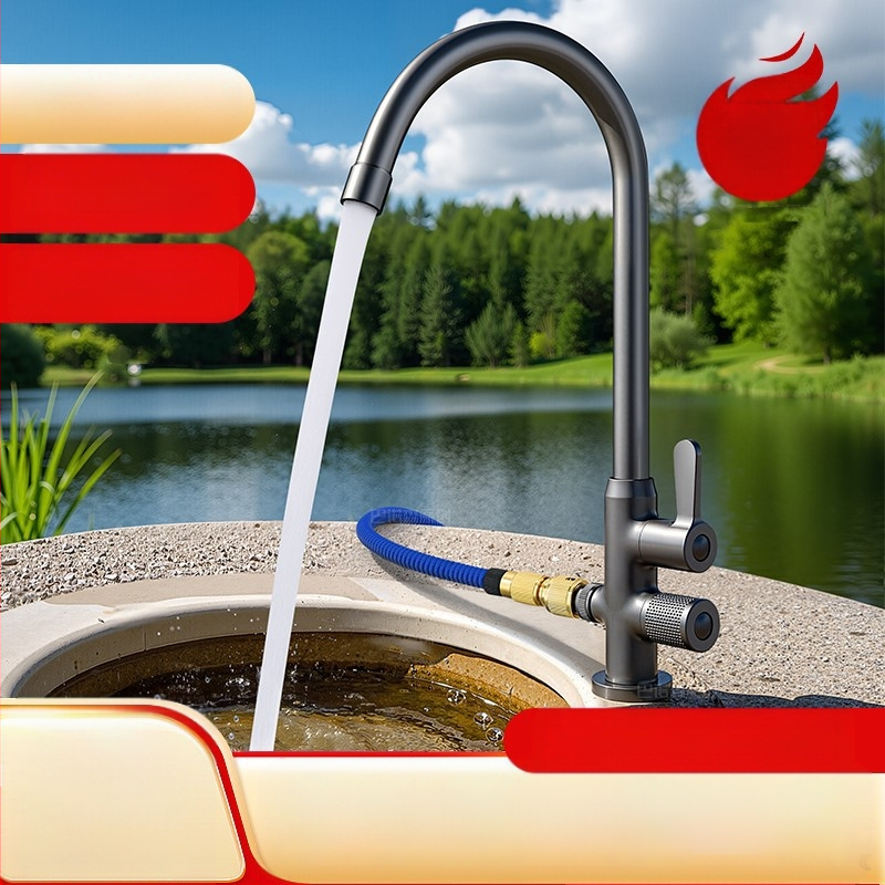 Išorinis varinis čiaupas plovimui ir automobilių plovimui, varinis vožtuvo šerdis, 0–90°C, 0,1–0,9 MPa, montavimas sėdėjimo tipas