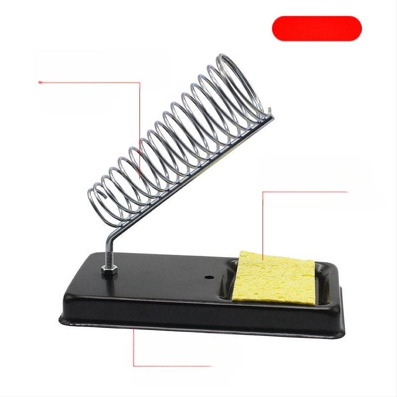 Litavimo stovas, visometalinė konstrukcija, su V formos rėmu, daugiafunkcinis, kempinės laikiklis