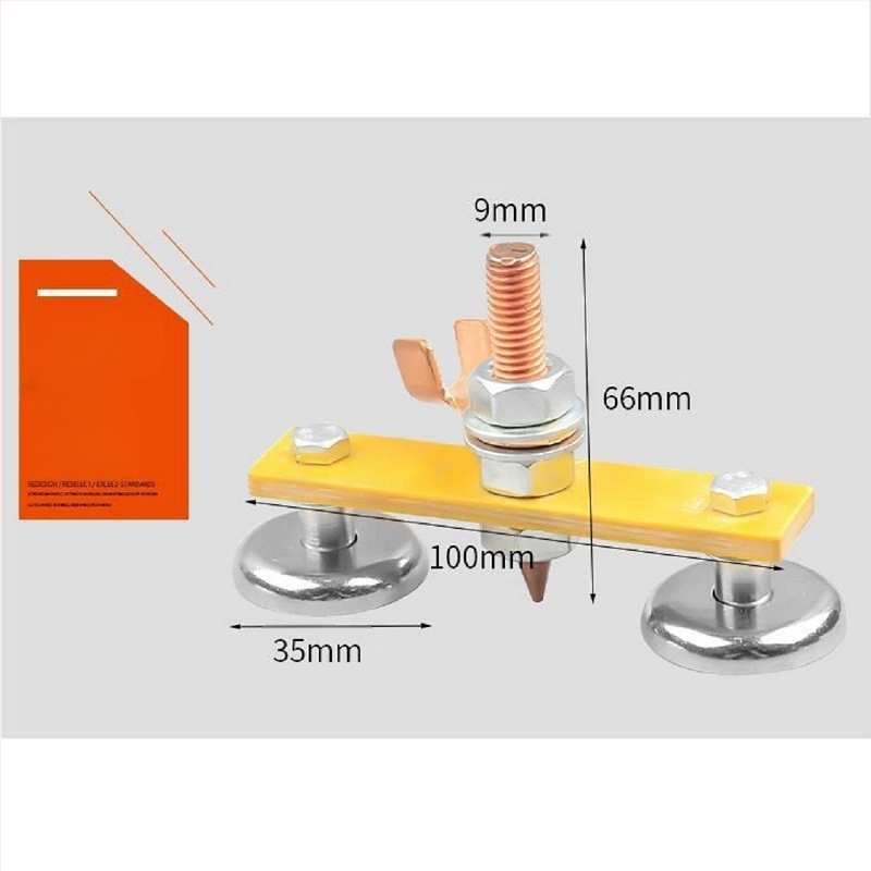 Asistent pentru sudură: clemă magnetică de împământare puternică cu vârf de fier fix