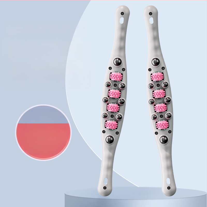 Viso kūno masažuoklis su kamuoliniais galvutėmis, lieknėjimo įrankis, pilvo masažo lazdelė, apima juosmenį, nugarą, kojas, pečius ir kaklą, meridijanų šepetėlis; Prekės ženklas: Other, išleista 2024 m. vasarą