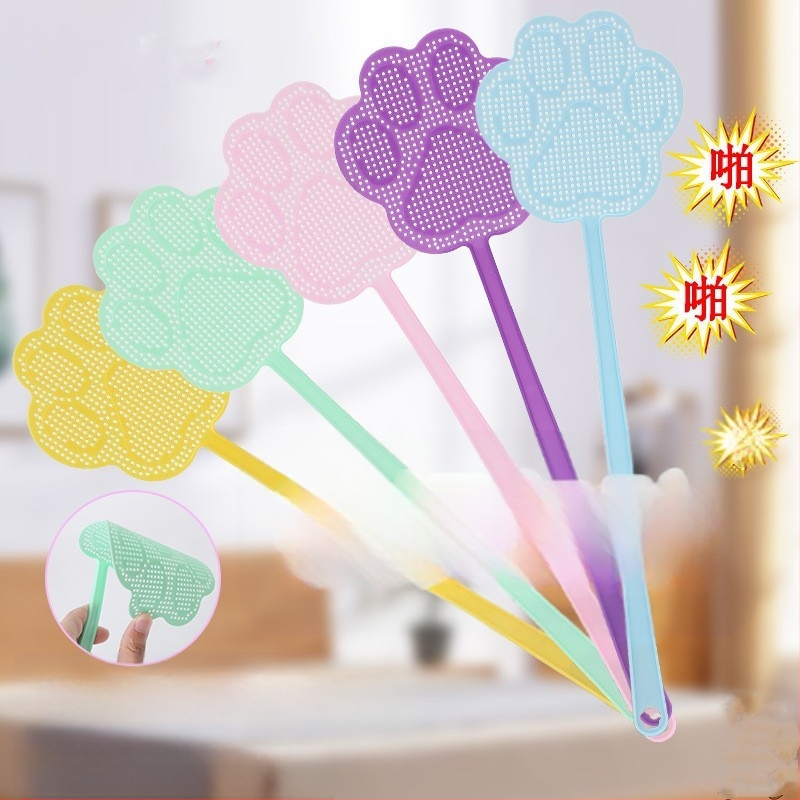 Musės ir uodų plaktukas – stora konstrukcija, ilga rankena, patvarus plastikas, nekenksmingas PP