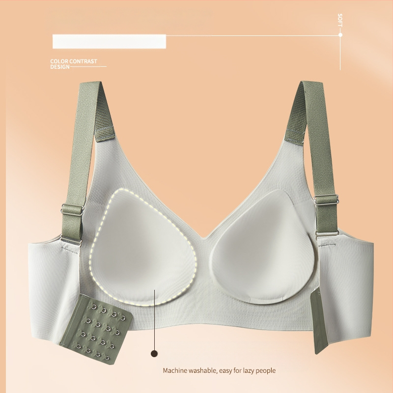 Nesriestama sportinė liemenėlė su pilnomis kaušėmis, nailono audinys, kvėpuojantis