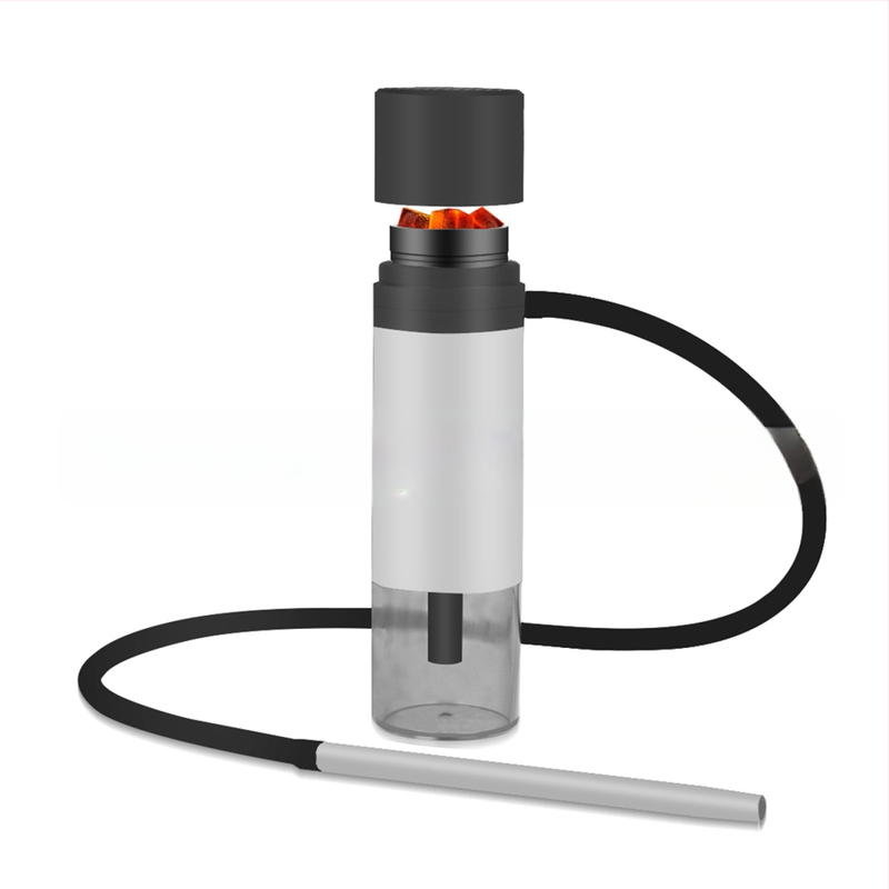 Išardomas šisha puodelis – nešiojamas vandens pypės priedas namams ir automobiliui; medžiaga: aliuminio lydinys + stiklas; logotipo spauda įmanoma; pritaikymas