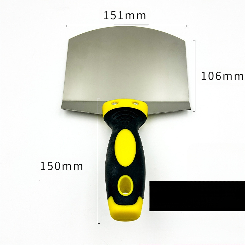 Арковидна шпатула от неръждаема стомана за шпакловка, мазилка и цимент