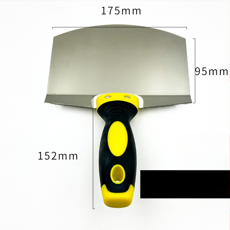 Арковидна шпатула от неръждаема стомана за шпакловка, мазилка и цимент