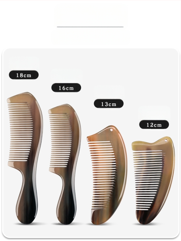 Rago šukė su oro pagalvė ilgų plaukų — meridianinis galvos masažas