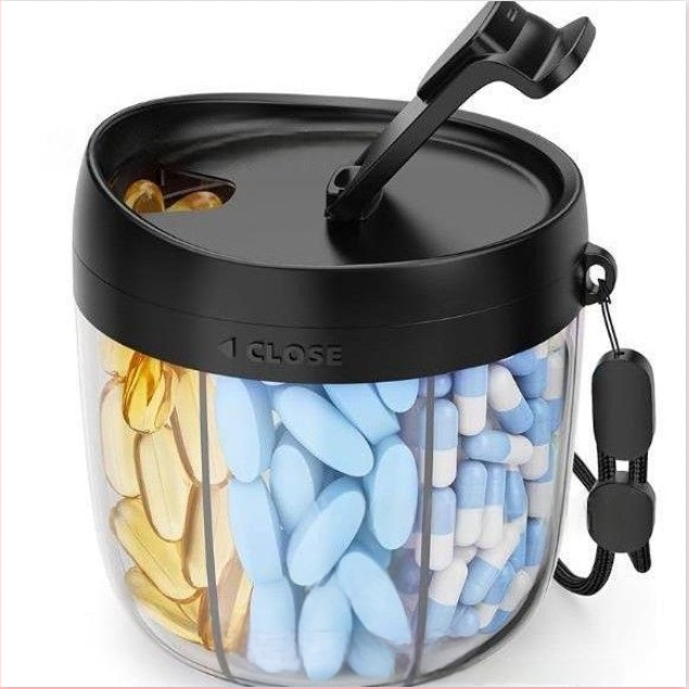 Εβδομαδιαίο κουτί χαπιών, 7 διαμερίσματα, σιλικόνη, αδιάβροχο, μεγάλη χωρητικότητα