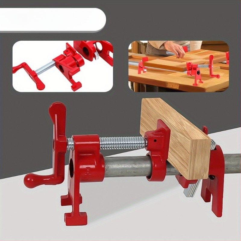 Ťažký drevený sťahovací súbor na potrubie pre stolárstvo a spájanie dosiek – ručný nástroj pre stolára