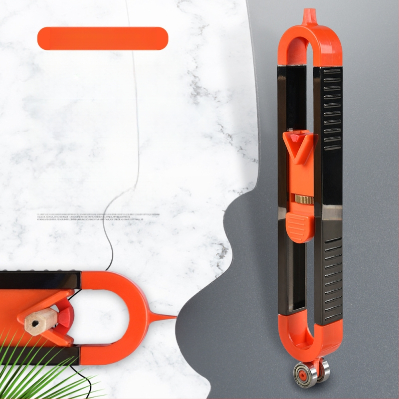 Контурен измервател за неравномерни форми – елипсовиден контурен инструмент за дървообработване, многофункционален контурен измервател Lanzhao