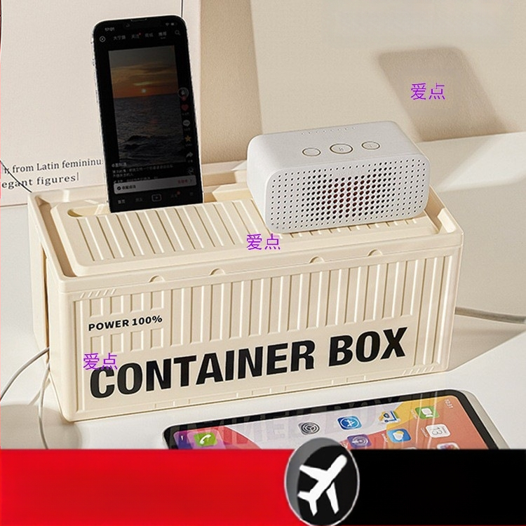 Οργανωτής καλωδίων γραφείου για καλώδια τροφοδοσίας και δεδομένων, πλαστικός, Love Point, για αποθήκευση σε βάση λουλουδιών