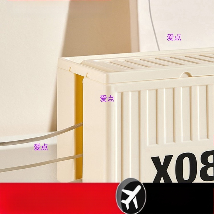 Οργανωτής καλωδίων γραφείου για καλώδια τροφοδοσίας και δεδομένων, πλαστικός, Love Point, για αποθήκευση σε βάση λουλουδιών