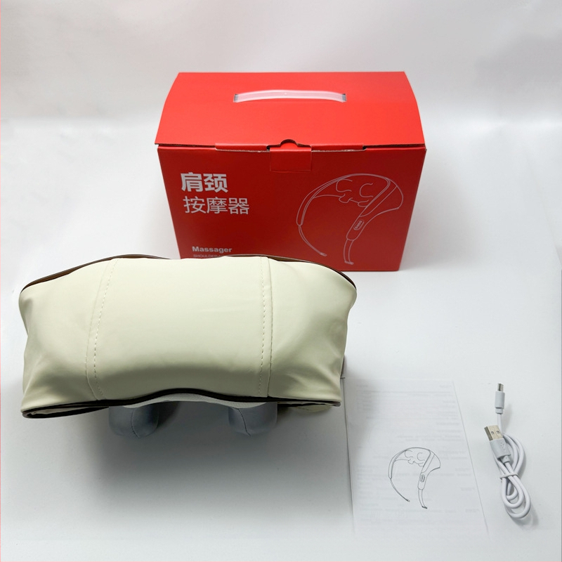 Kakla un visa ķermeņa masāžas iekārta, infrasarkanas terapijas funkcija, 6 masāžas galviņas, uzlādei modelis FZ-666, taimeris, vadu kontrole, 3 ātrumi