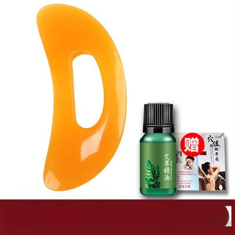 Anyu Masažo plokštė šukavimui - Natūrali derva, Sveikatos masažas, Svoris 0.3