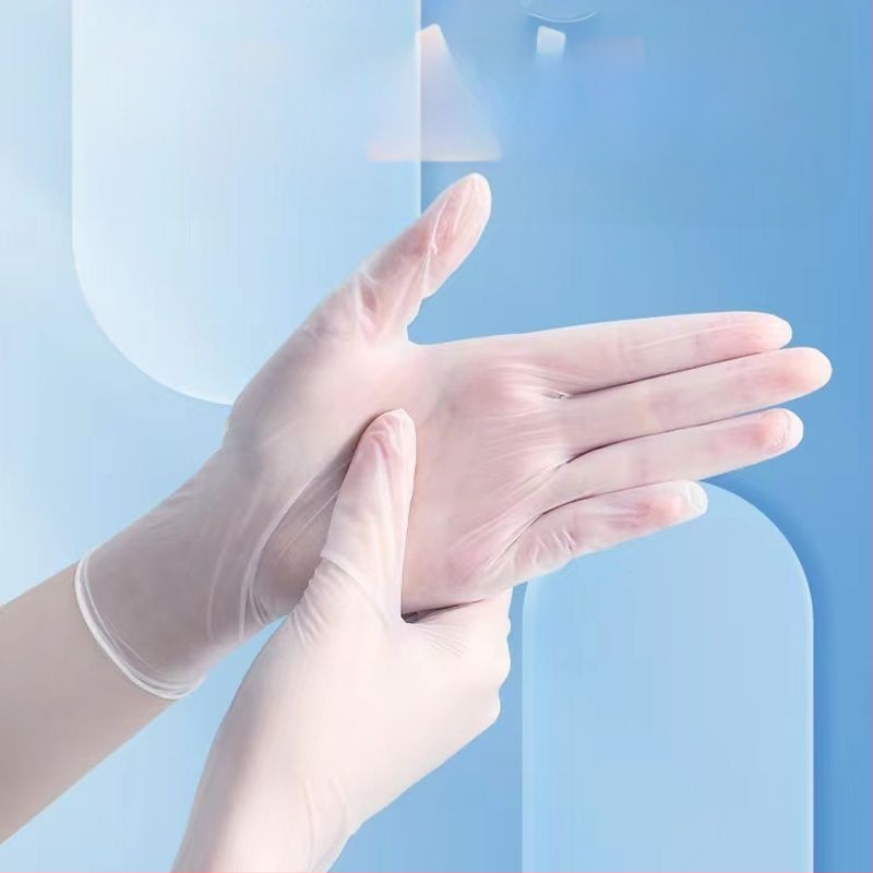 Vienkartinės store maisto kokybės pirštinės cateringu ir virtuvei, anti-slip, su logotipo spauda