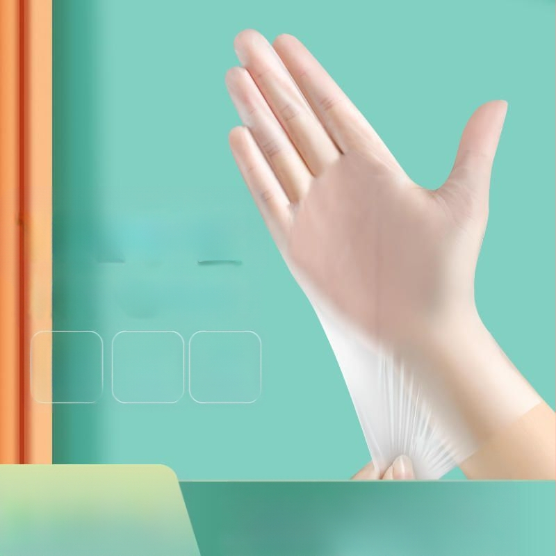 Vienkartinės store maisto kokybės pirštinės cateringu ir virtuvei, anti-slip, su logotipo spauda