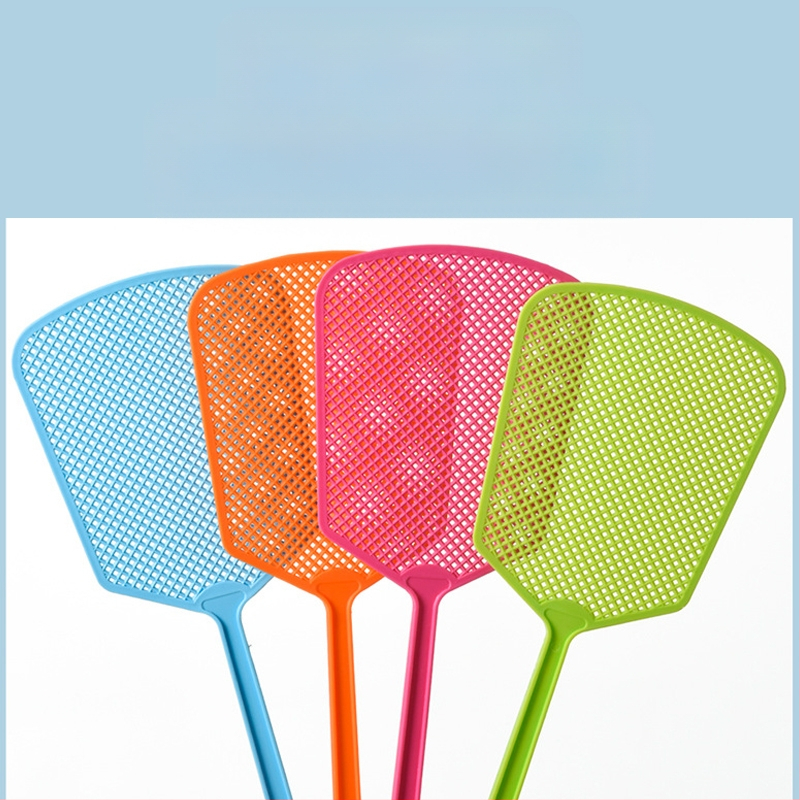 Plastikinis musės plaktukas su išplėsta rankena, patikimas, rankinis naudojimas