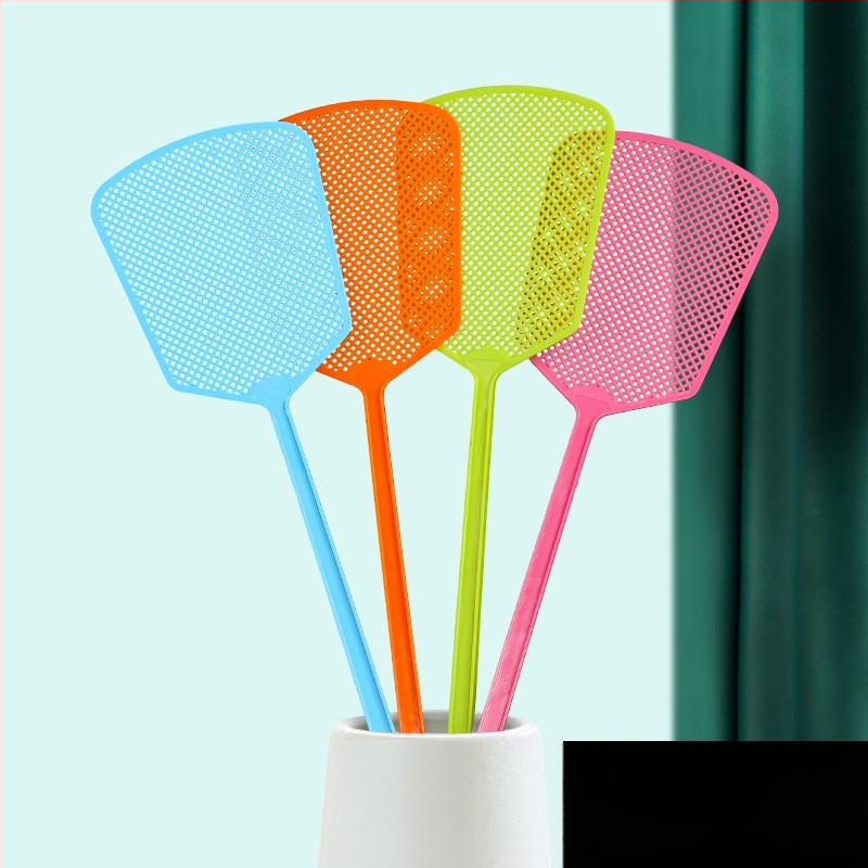 Plastikinis musės plaktukas su išplėsta rankena, patikimas, rankinis naudojimas