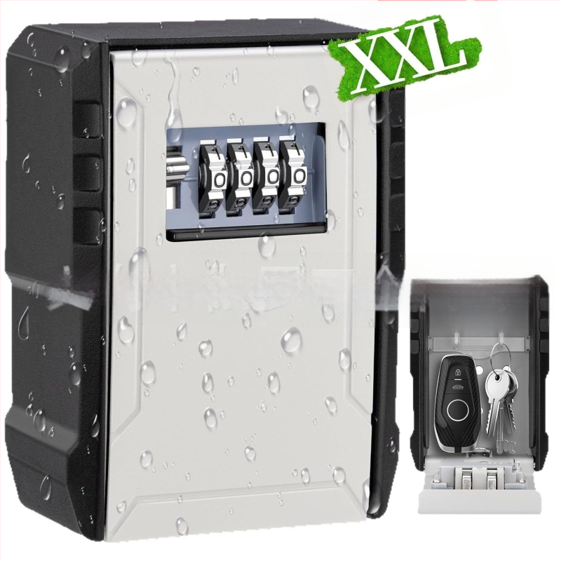 Κουτί κλειδιών από κράμα αλουμινίου, μοντέλο 817P, τύπος μηχανής, πάχος κλειδωτικής ράβδου 5 mm, για κλειδιά, τραπεζικές κάρτες και ταυτότητες