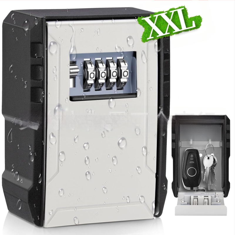 Κουτί κλειδιών από κράμα αλουμινίου, μοντέλο 817P, τύπος μηχανής, πάχος κλειδωτικής ράβδου 5 mm, για κλειδιά, τραπεζικές κάρτες και ταυτότητες