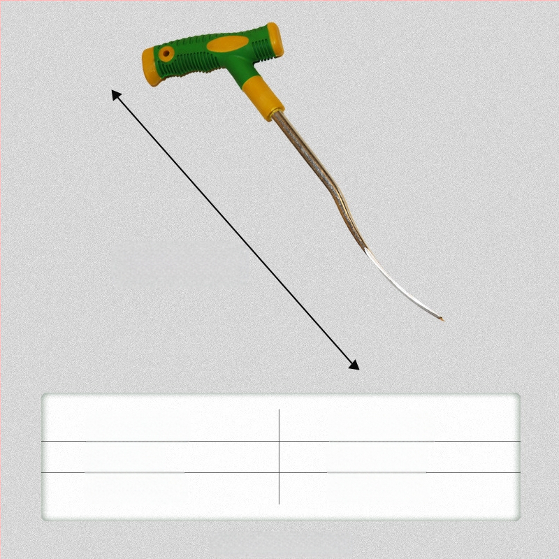 Česnakų ir laukinių daržovių kastuvas, plieninė rankena, galvutės ilgis 260 mm, plotis 30 mm, galvos svoris 0,3 kg, Pro-election