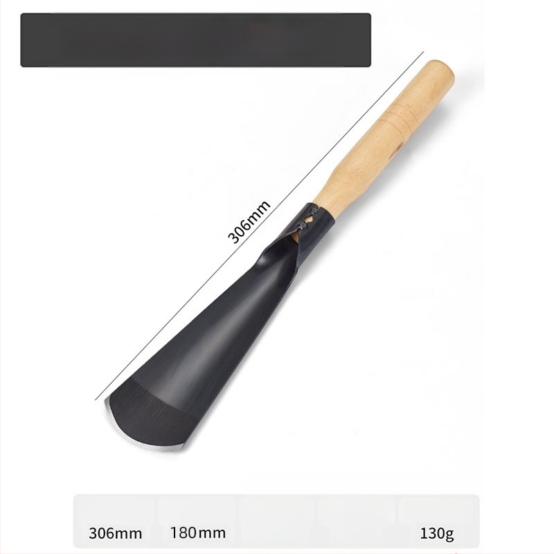 Česnakų ir laukinių daržovių kastuvas, plieninė rankena, galvutės ilgis 260 mm, plotis 30 mm, galvos svoris 0,3 kg, Pro-election