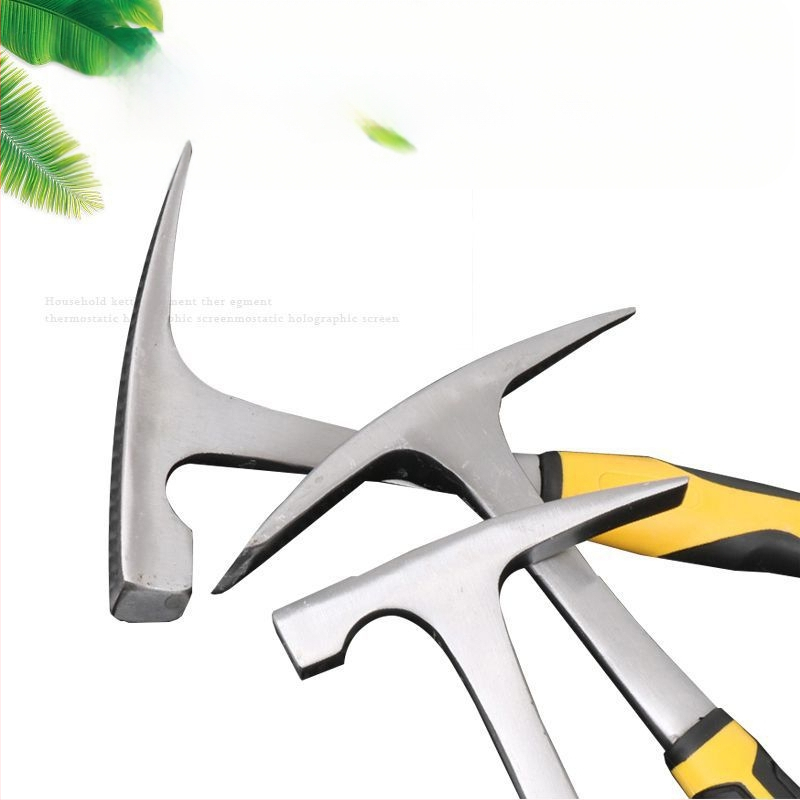 Geológiai kalapács lapos fejű kivitel, mangán‑acéls fej, acél nyél, 1 kg