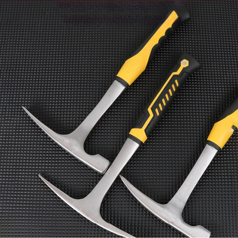 Geológiai kalapács lapos fejű kivitel, mangán‑acéls fej, acél nyél, 1 kg