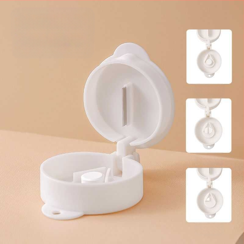 Nešiojama tablečių dėžutė iš PP plastiko, vaistams, su dangteliu, pritaikoma