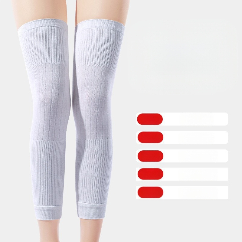 Унисекс затоплящи ленти за коляно и крак с флисово вътрешно покритие, кашмирена топлина за възрастни