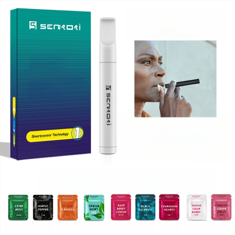 Plastikinis cigarečių laikiklis – pagalbinė priemonė metant rūkymą, be nikotino, pritaikomas