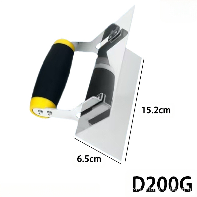 Двупосочен ъглов инструмент от неръждаема стомана за вътрешни и външни ъгли, шпакловане и работа със шпакловка; модели D200, D300, D200S, D300S