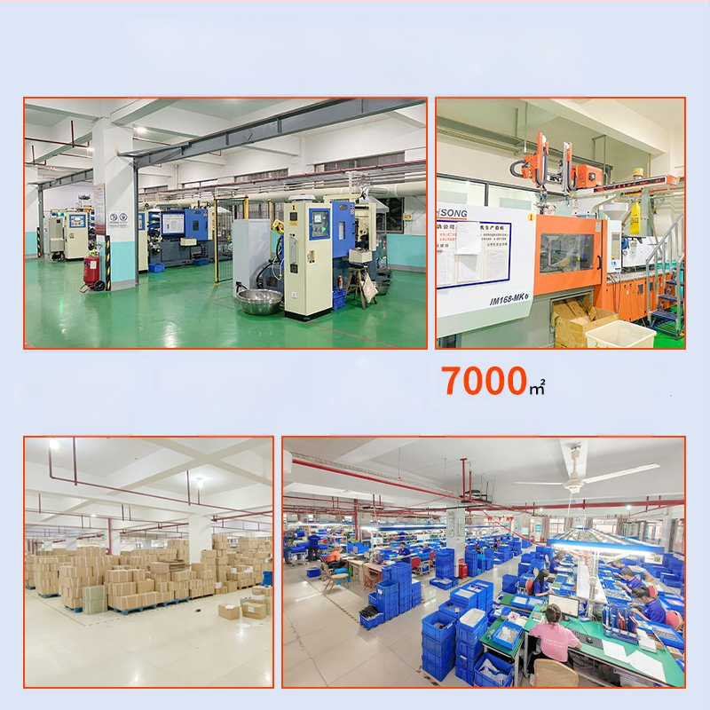 CH-828 ABS korpuso laikymo dėžė su mechaniniu užraktu - IP66 atspari vandeniui, plieninis kabelis 54,5 cm