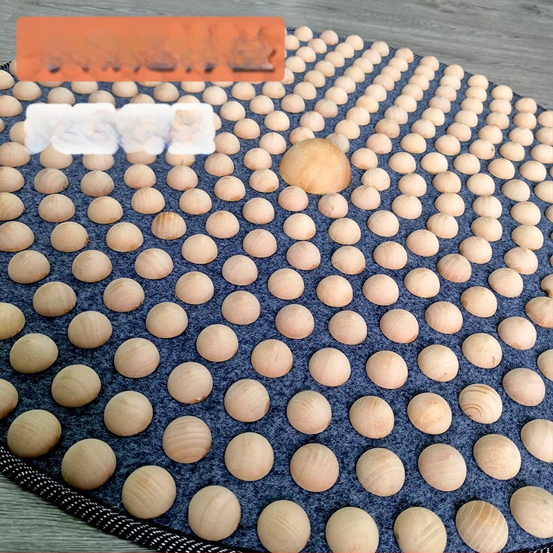 Kietmedžio pėdų masažo kilimėlis su akupresūros taškais, namų naudojimui