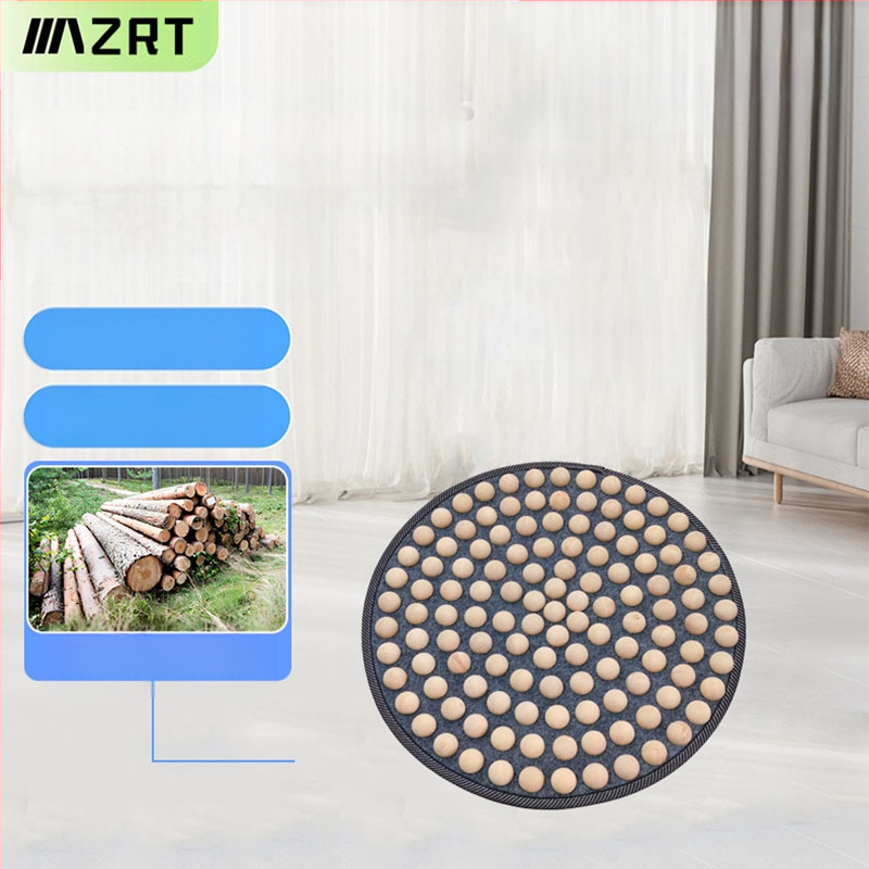 Kietmedžio pėdų masažo kilimėlis su akupresūros taškais, namų naudojimui