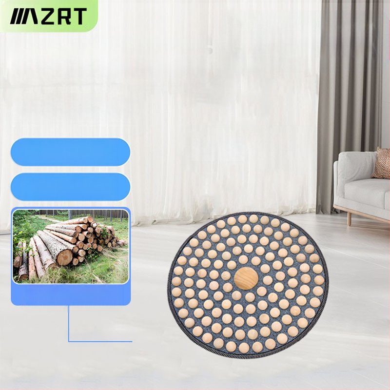 Kietmedžio pėdų masažo kilimėlis su akupresūros taškais, namų naudojimui