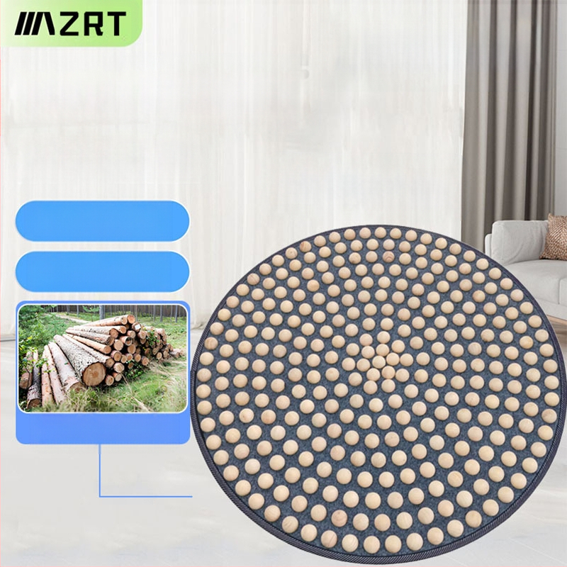 Kietmedžio pėdų masažo kilimėlis su akupresūros taškais, namų naudojimui