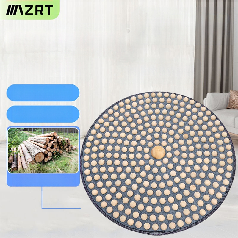 Kietmedžio pėdų masažo kilimėlis su akupresūros taškais, namų naudojimui