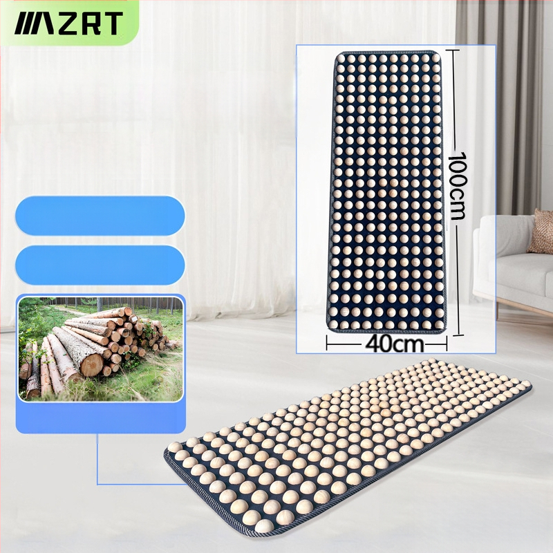 Kietmedžio pėdų masažo kilimėlis su akupresūros taškais, namų naudojimui