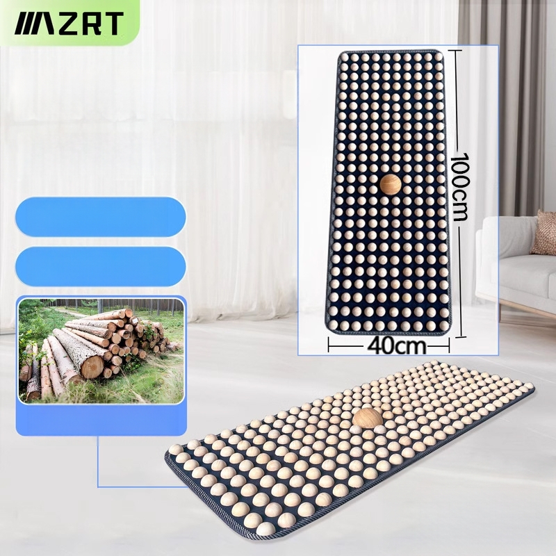 Kietmedžio pėdų masažo kilimėlis su akupresūros taškais, namų naudojimui