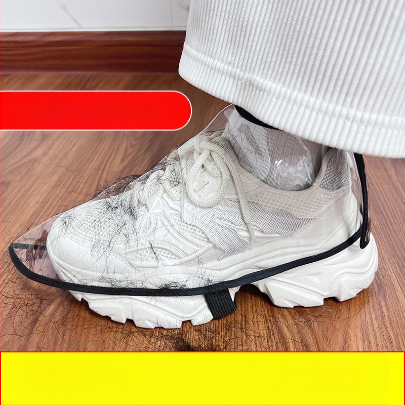 Καλύμματα παπουτσιών κομμωτικής για μπαρμπέρ σόου και σαλόνι κομμωτικής, προστασία από σκόνη, κατά του σπάσιματος των μαλλιών, για ενήλικες, μοτίβο 69850, βιοδιασπώμενα