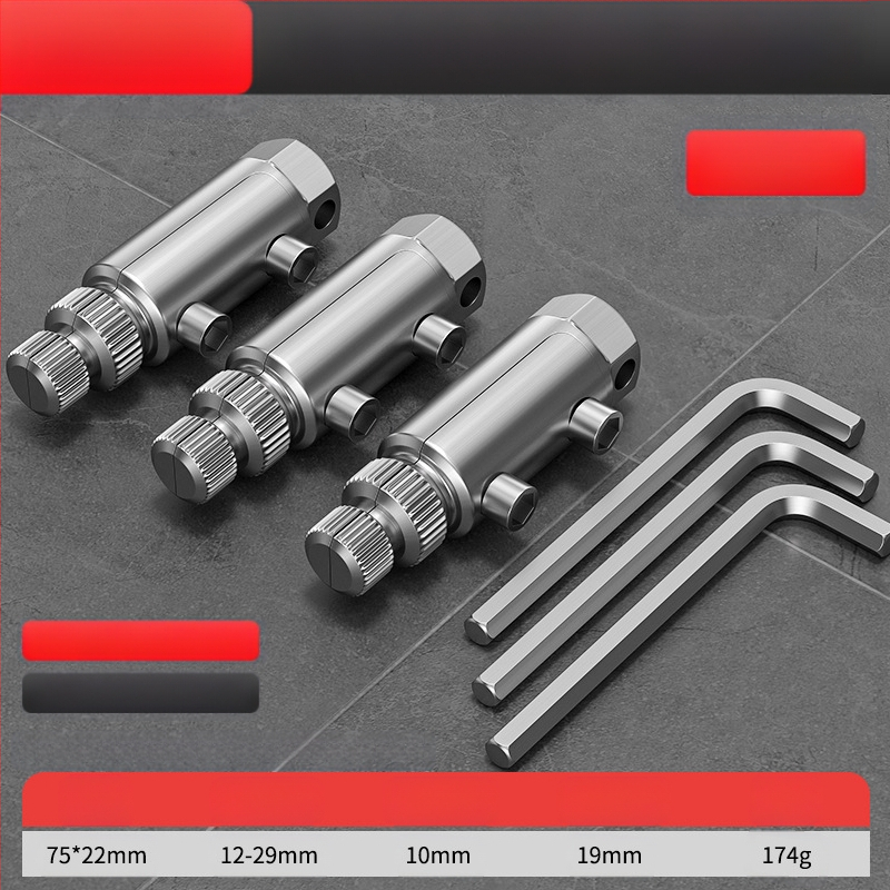 Универсален извличач на резби за домашни водопроводни тръби и ъглови клапани – съвместим с 24V електрически ъглошлайф