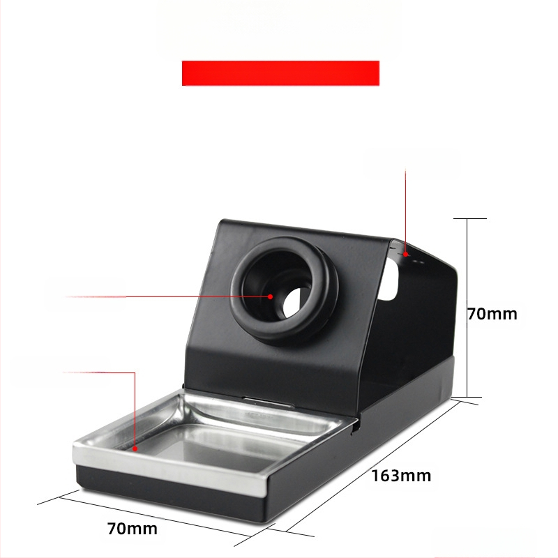 Viso metalo litavimo laikiklis su kvadratine Y tipo laikikliu, emalinis paviršius, suderinamas su litavimo įrankių laikikliais, prekių ženklas Neutral