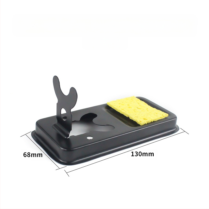 Viso metalo litavimo laikiklis su kvadratine Y tipo laikikliu, emalinis paviršius, suderinamas su litavimo įrankių laikikliais, prekių ženklas Neutral