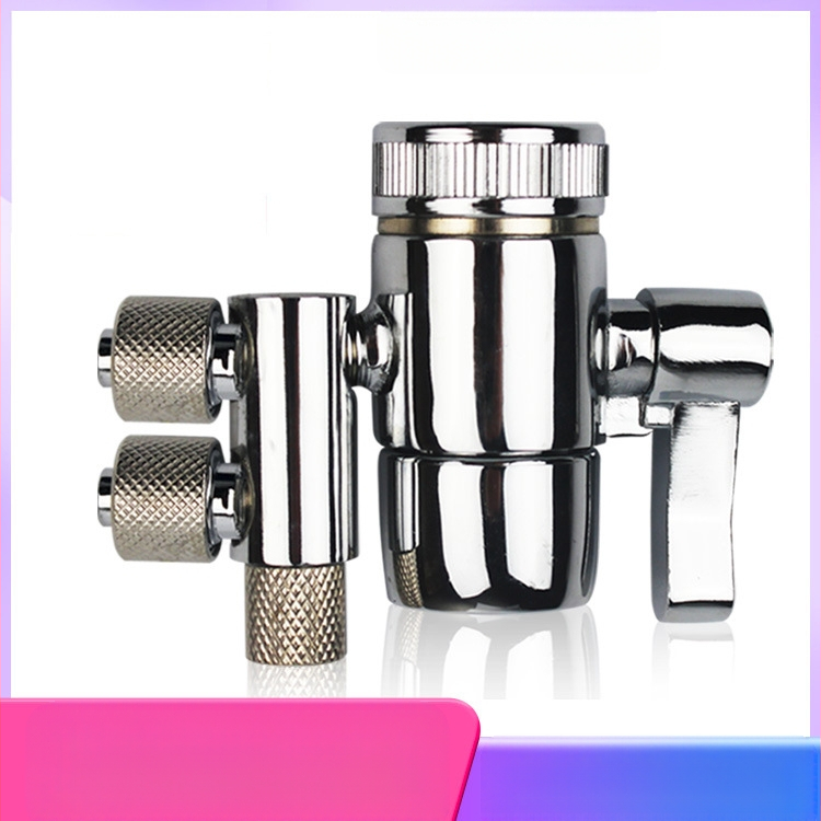 Source Vandens filtravimo čiaupo daliklis vožtuvas, grynas varis, 500 L/h, Modelis 3