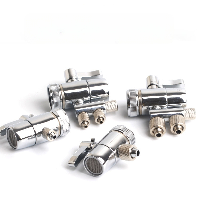 Source Vandens filtravimo čiaupo daliklis vožtuvas, grynas varis, 500 L/h, Modelis 3