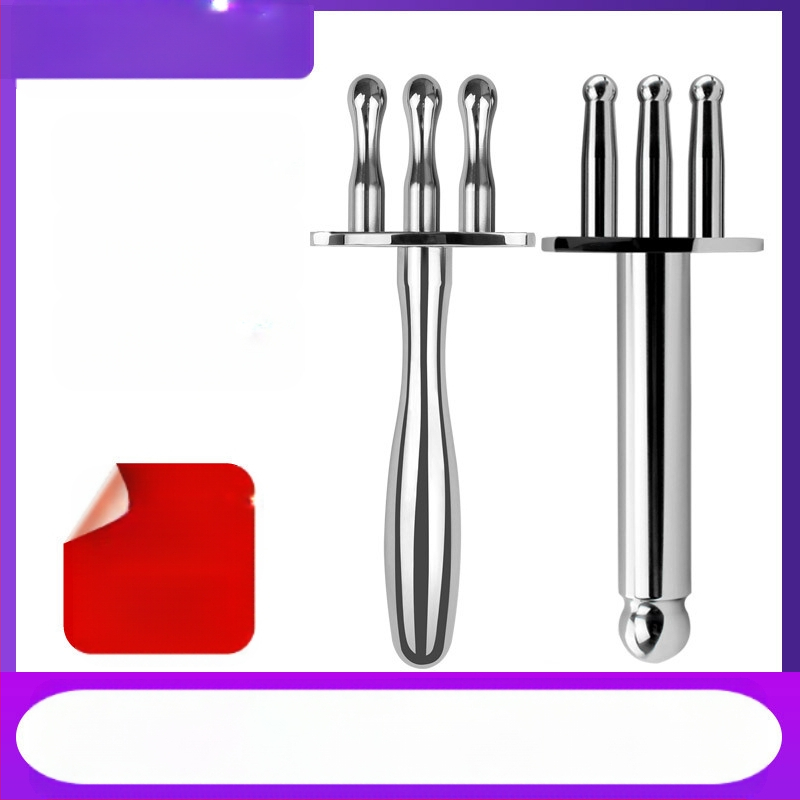 anisa Furculă magnetică de masaj pentru meridiane — terapie acupoint cu două și trei arcuri, capete rotunde de masaj pentru gât, spate, talie și picioare