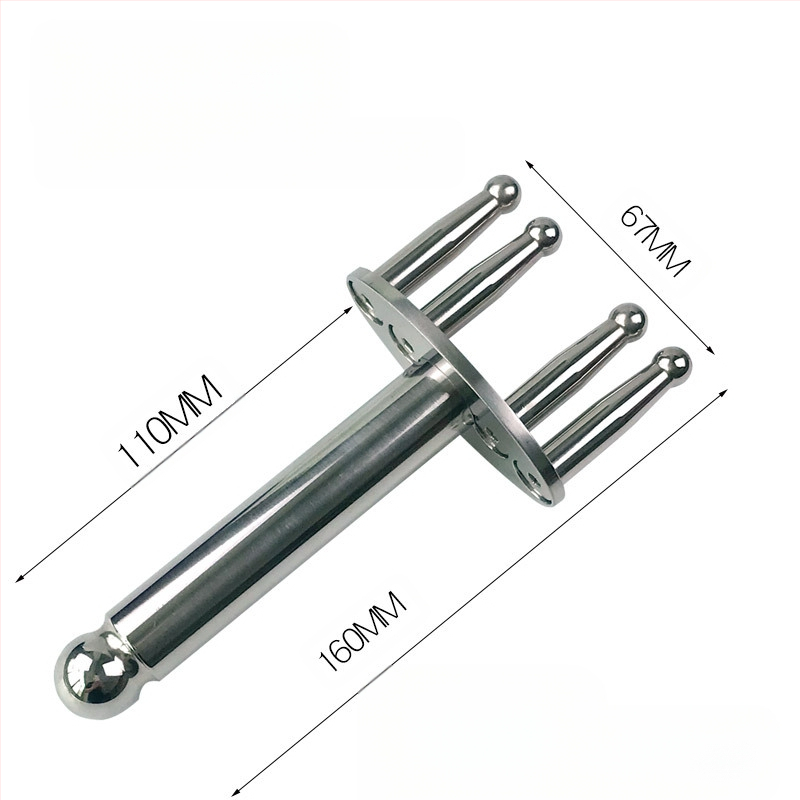 anisa Furculă magnetică de masaj pentru meridiane — terapie acupoint cu două și trei arcuri, capete rotunde de masaj pentru gât, spate, talie și picioare
