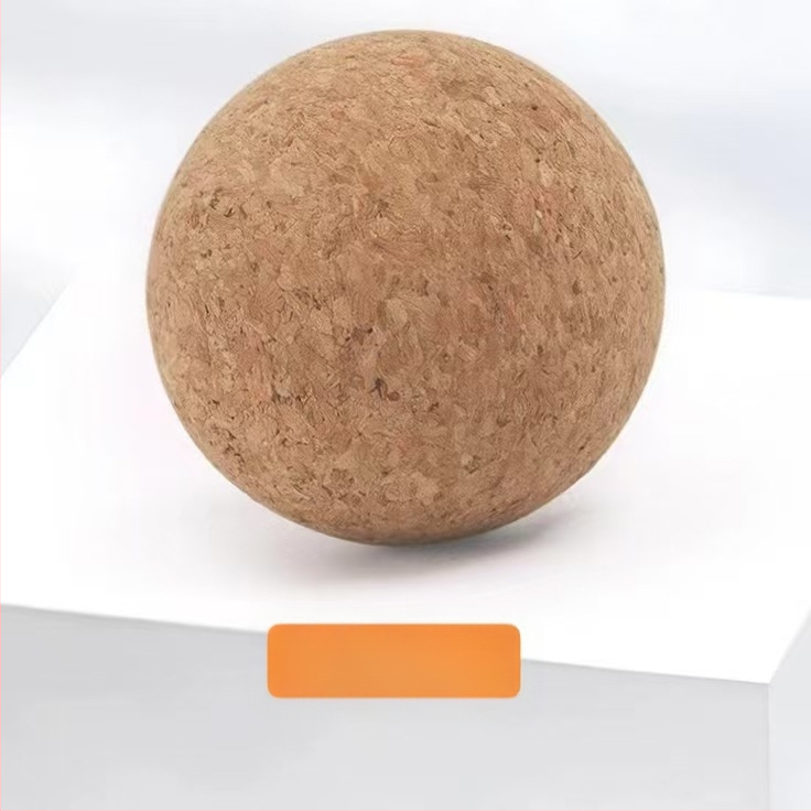 Korekasinės jogos kamuolys žemės riešutų formos fascijų atpalaidavimui ir raumenų atpalaidavimui — kietas kamštis, 90/180 g